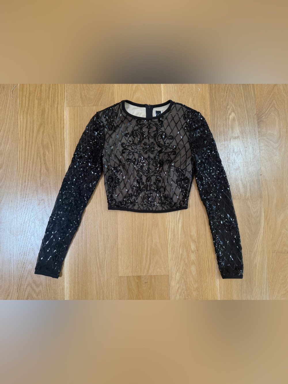 Windsor Black and Beige Top